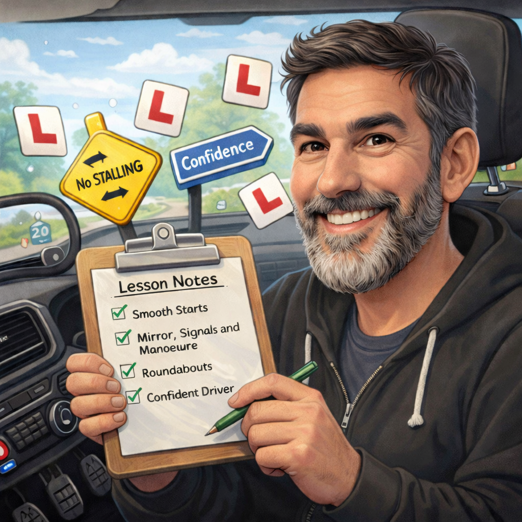 Paul Spence, DVSA-approved driving instructor at RoadSpence in Bridgend
